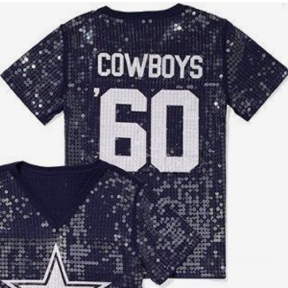 Victoria Secret Pink Dallas Cowboys Bling Jersey - Picture 2 of 5